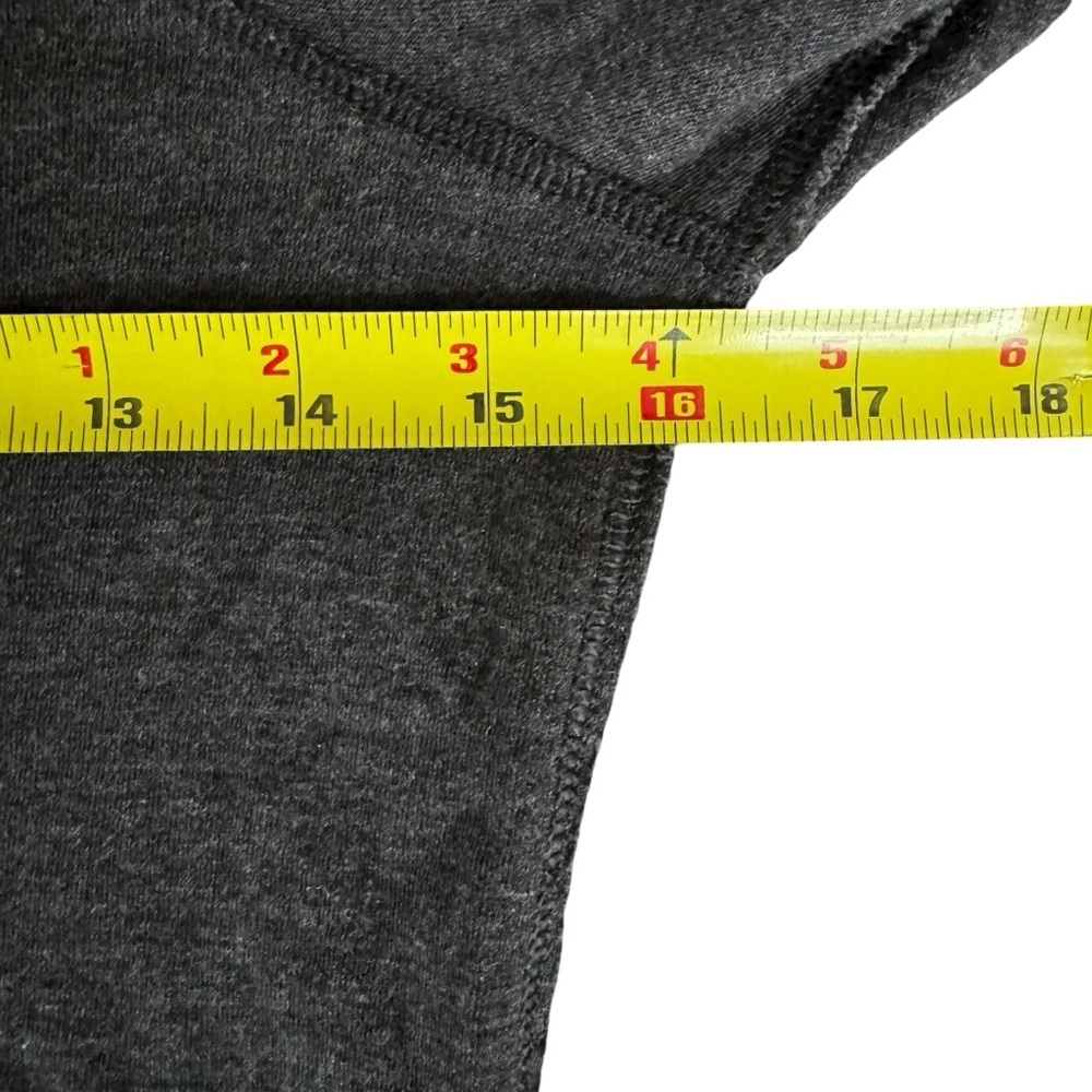 Lululemon Open Your Heart Reversible Striped Gray Long Sleeve Top Thumb hole XS - Picture 8 of 9
